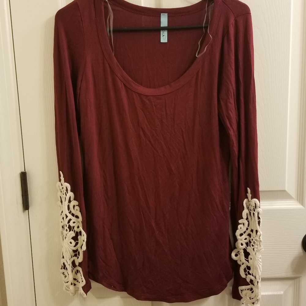 Crochet sleeve top